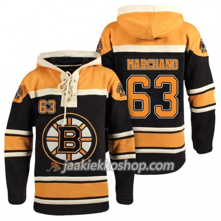 Miehille NHL Boston Bruins Brad Marchand 63 Musta Sawyer Hooded Sweatshirt Miehille NHL Boston Bruins Brad Marchand 63 Musta Sawyer Hooded Sweatshirt